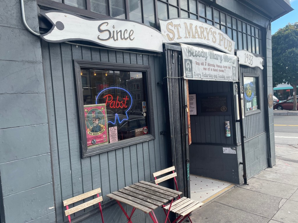 St. Mary's Pub, exterior