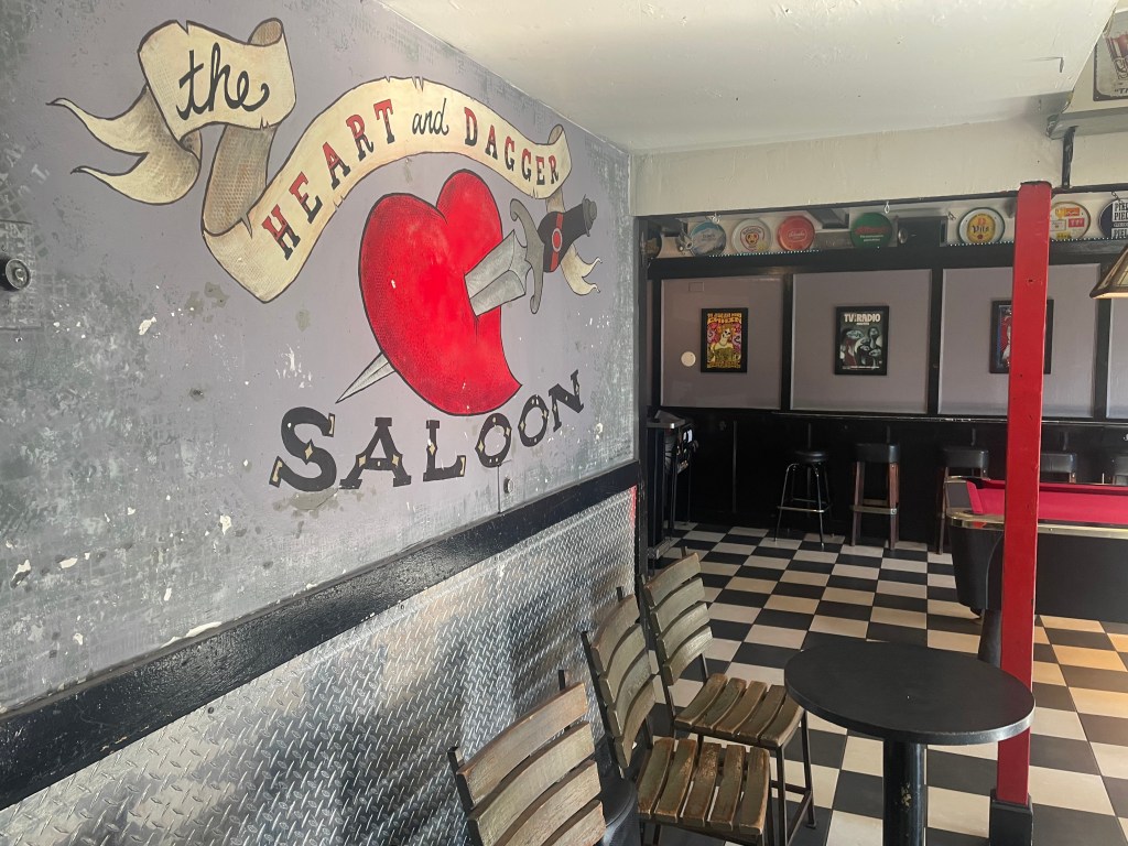 Heart & Dagger Saloon, interior