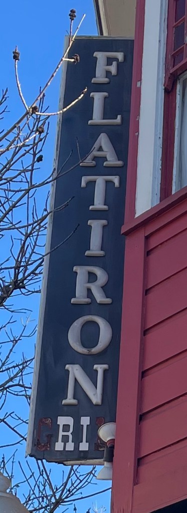 Flatiron, San Rafael, sign