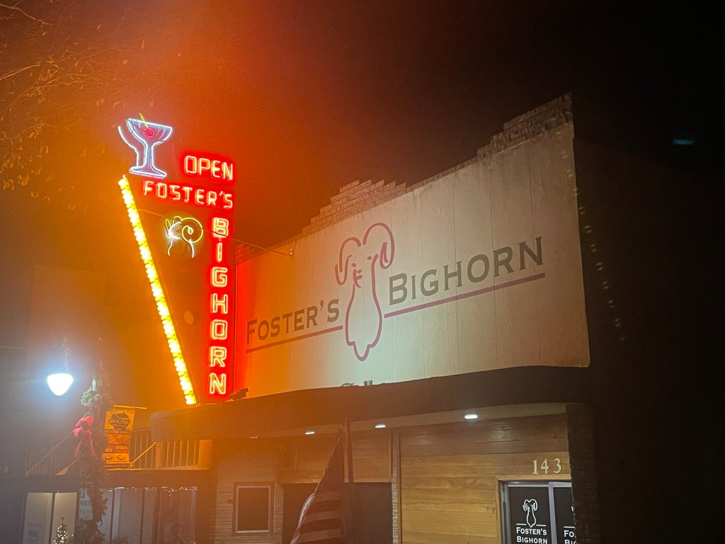 Foster's Bighorn, exterior