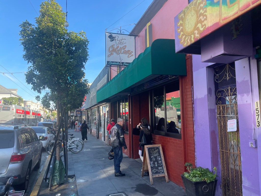 The Gold Cane, exterior