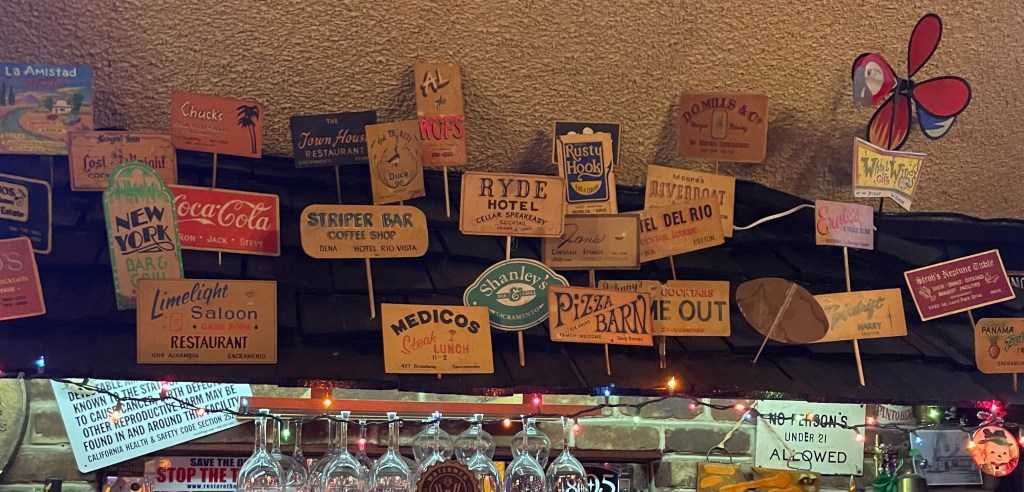 Tony's Place, local business signs