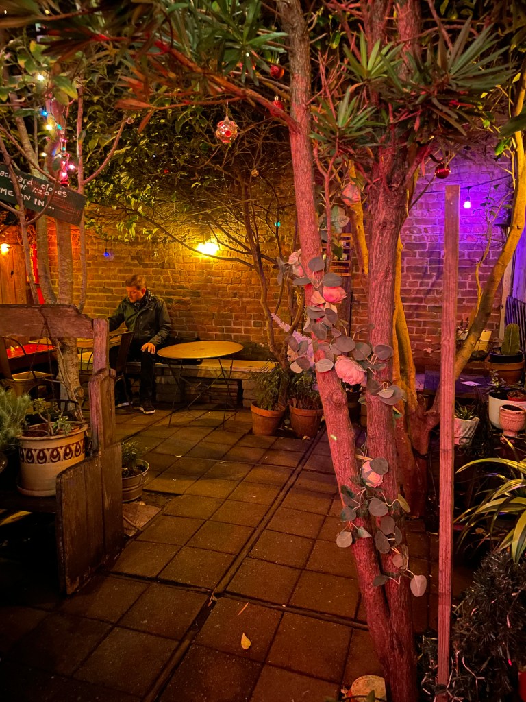 The Royal Cuckoo, back patio