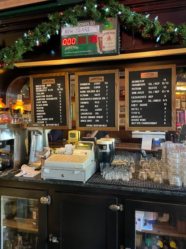 Molloy's Tavern, behind the bar