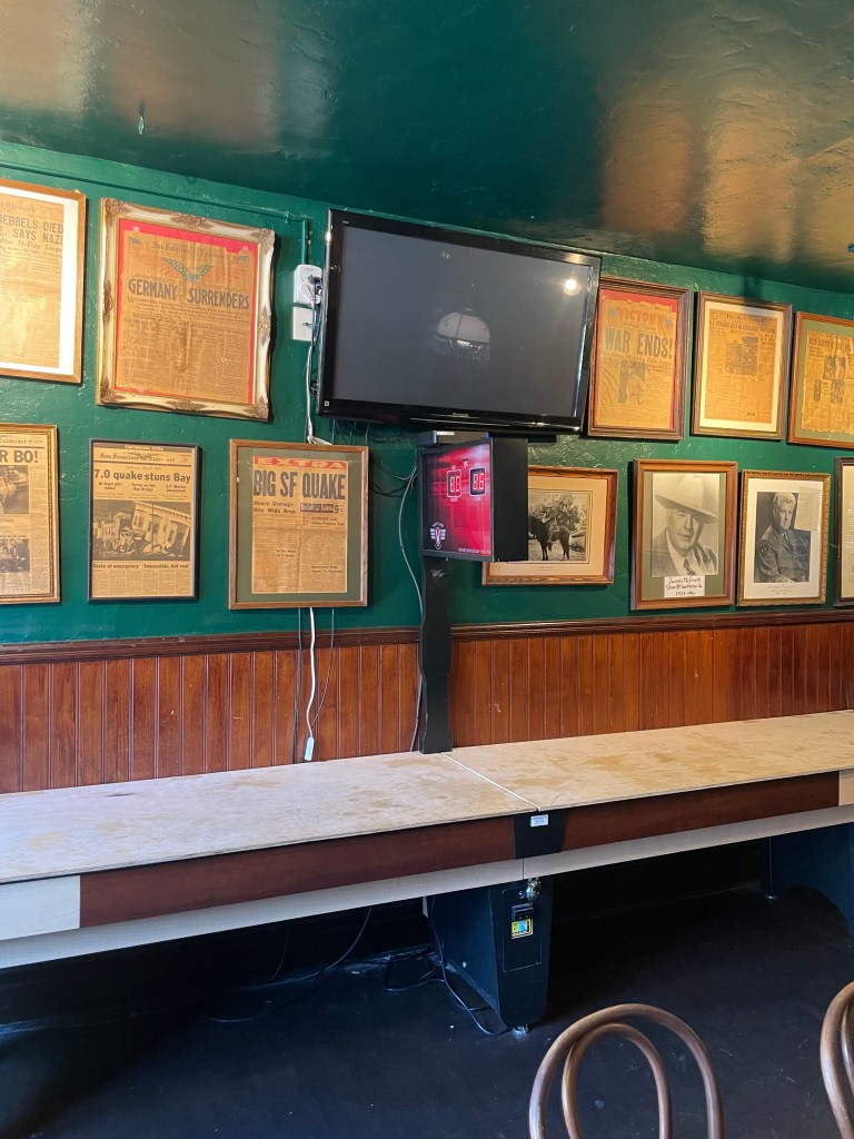 Molloy's Tavern, newspapers