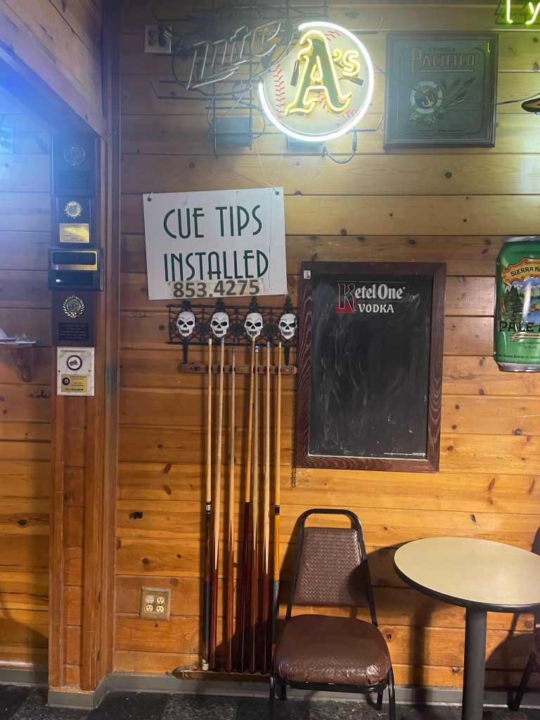 Valley Inn, Castro Valley, CA, cue tips installed