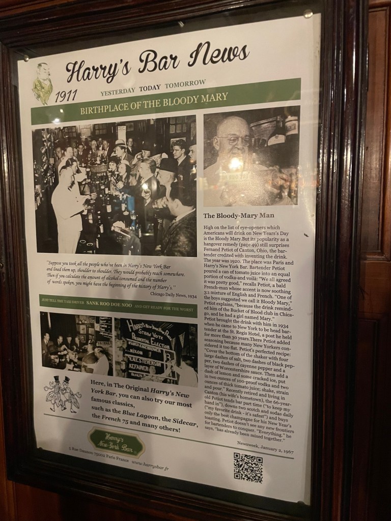 Harry's New York Bar, Paris, news