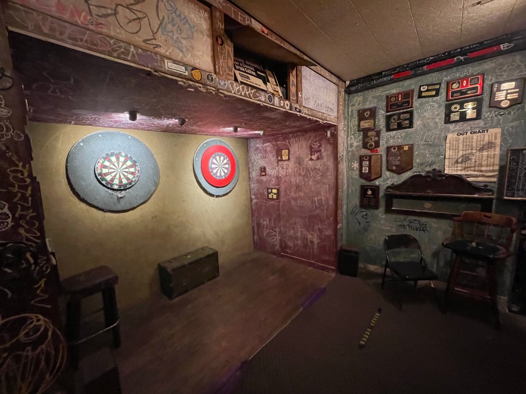 The Little Shamrock, San Francisco, dart boards