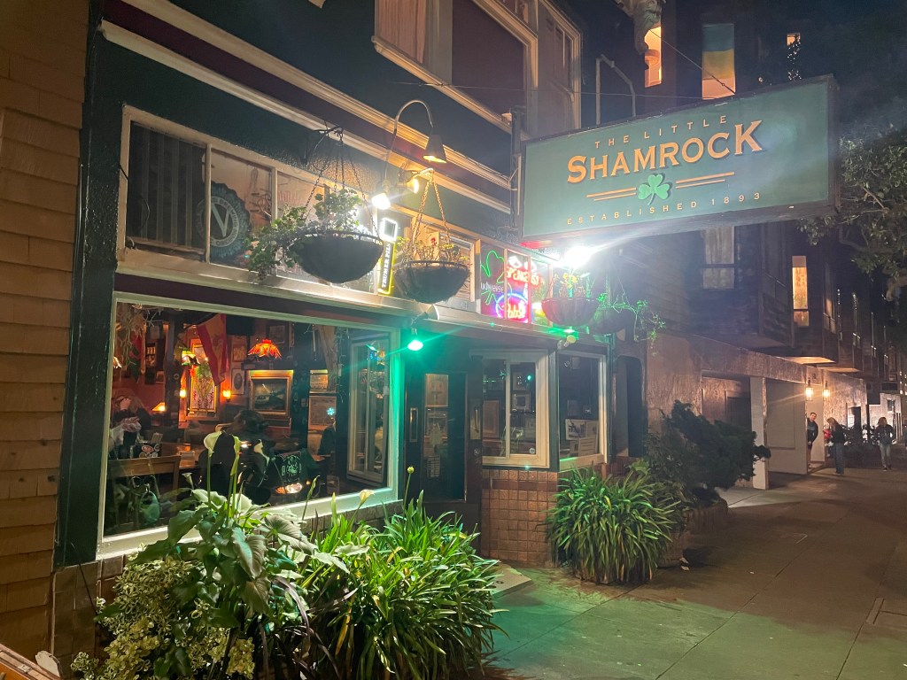 The Little Shamrock, San Francisco, exterior
