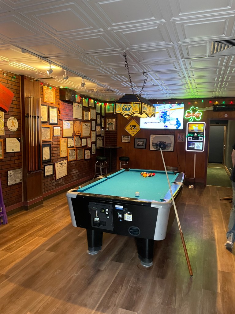 Club Tac, Crockett, pool table