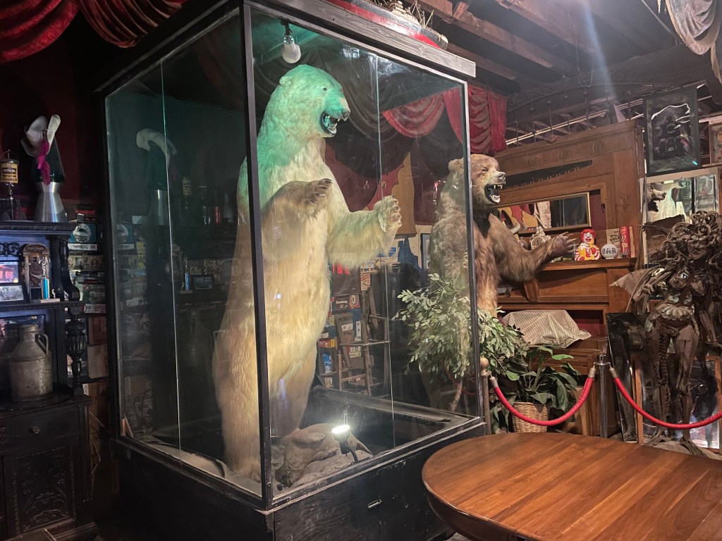 The Warehouse Cafe, Port Costa, bears