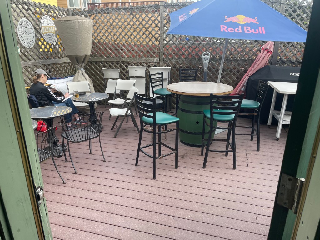 phot of the porch of The Four Deuces, San Francisco