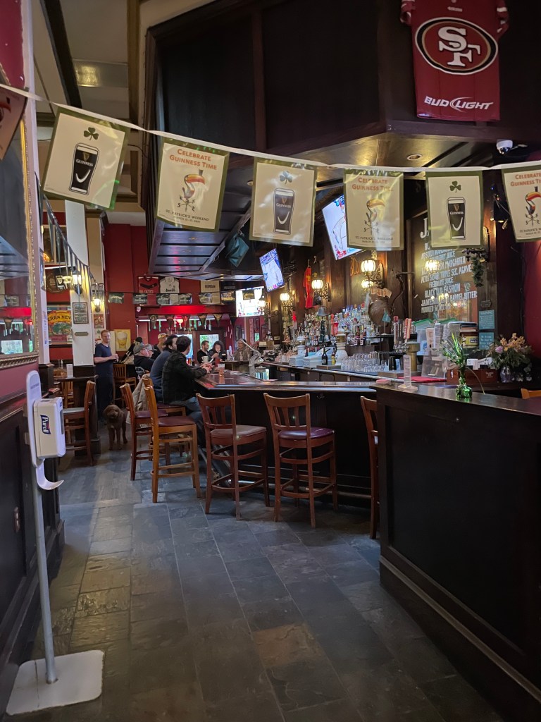 photo of the interior of The Blarney Stone Bar, San Francisco