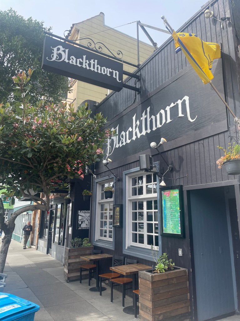 photo of the Blackthorn Tavern, San Francisco, exterior