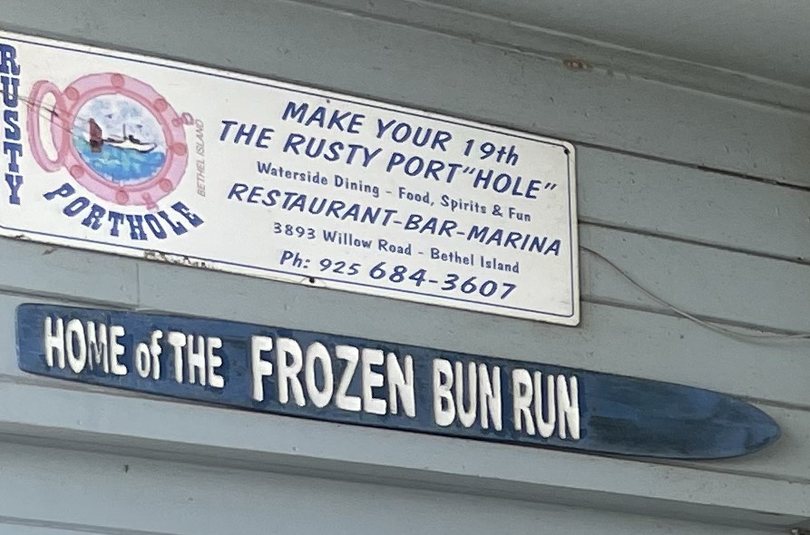 Home of the Frozen Bun Run, The Rusty Porthole, Bethel Island