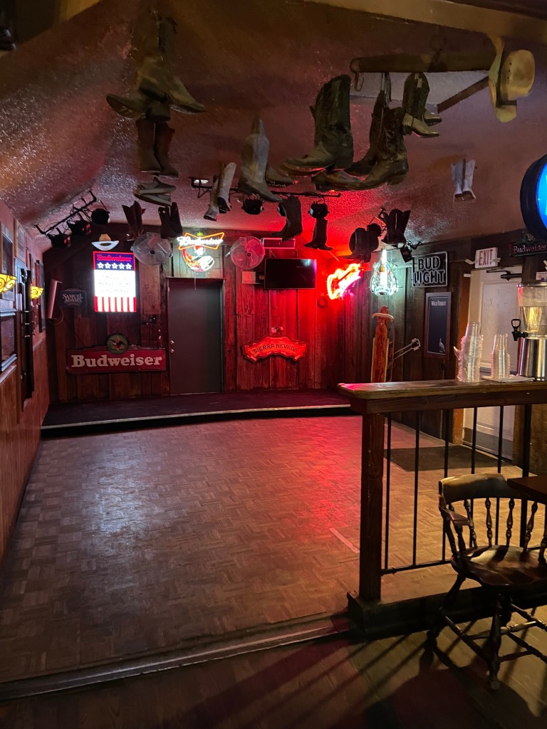 Clayton Club Saloon, Clayton, back room