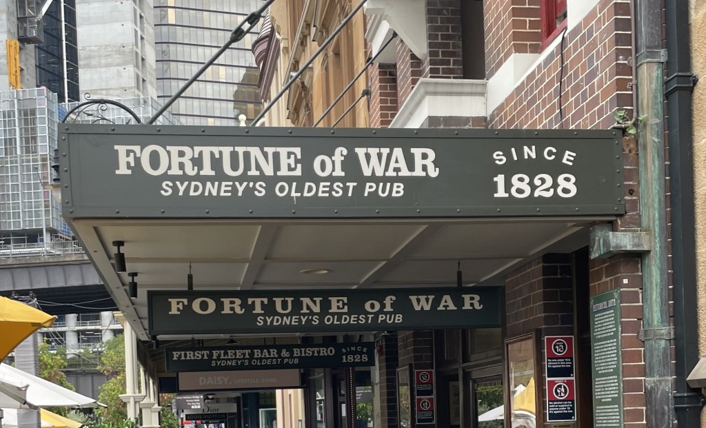 Fortune of War,&nbsp;Sydney