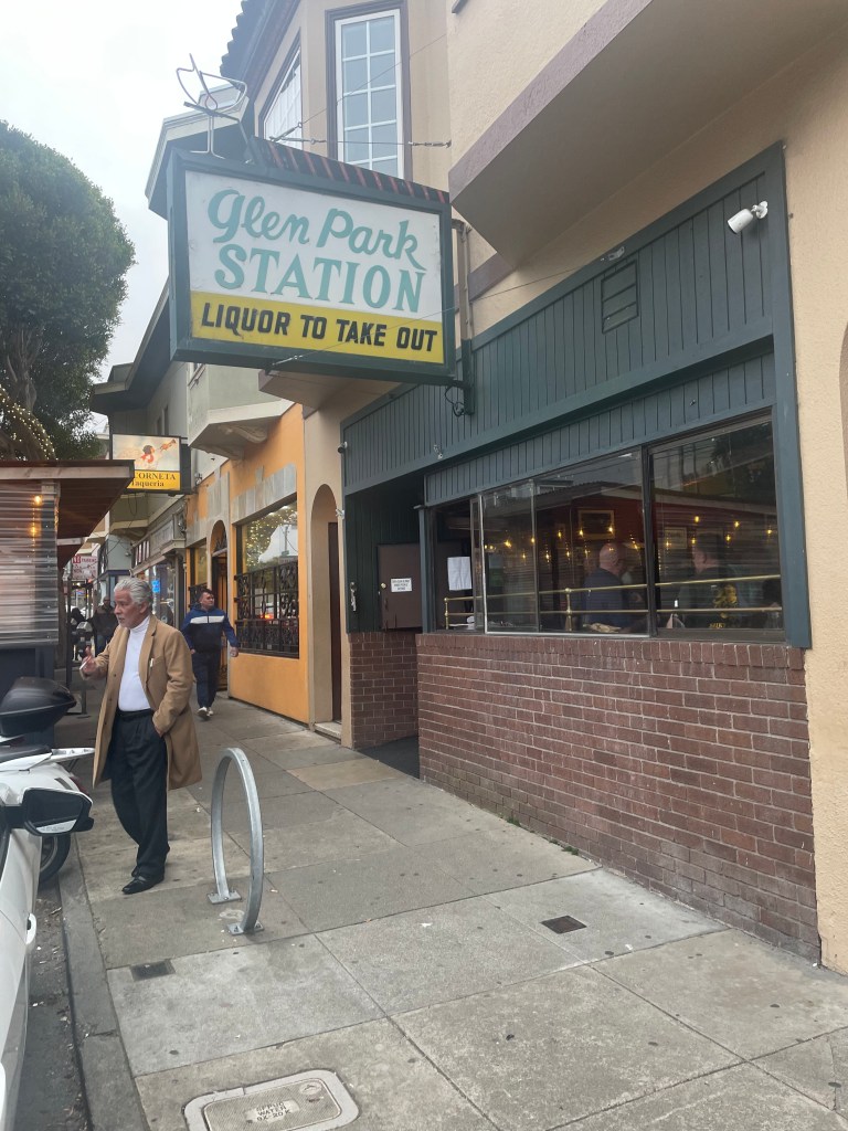 photo of the exterior of Glen Park Station bar, San Francisco