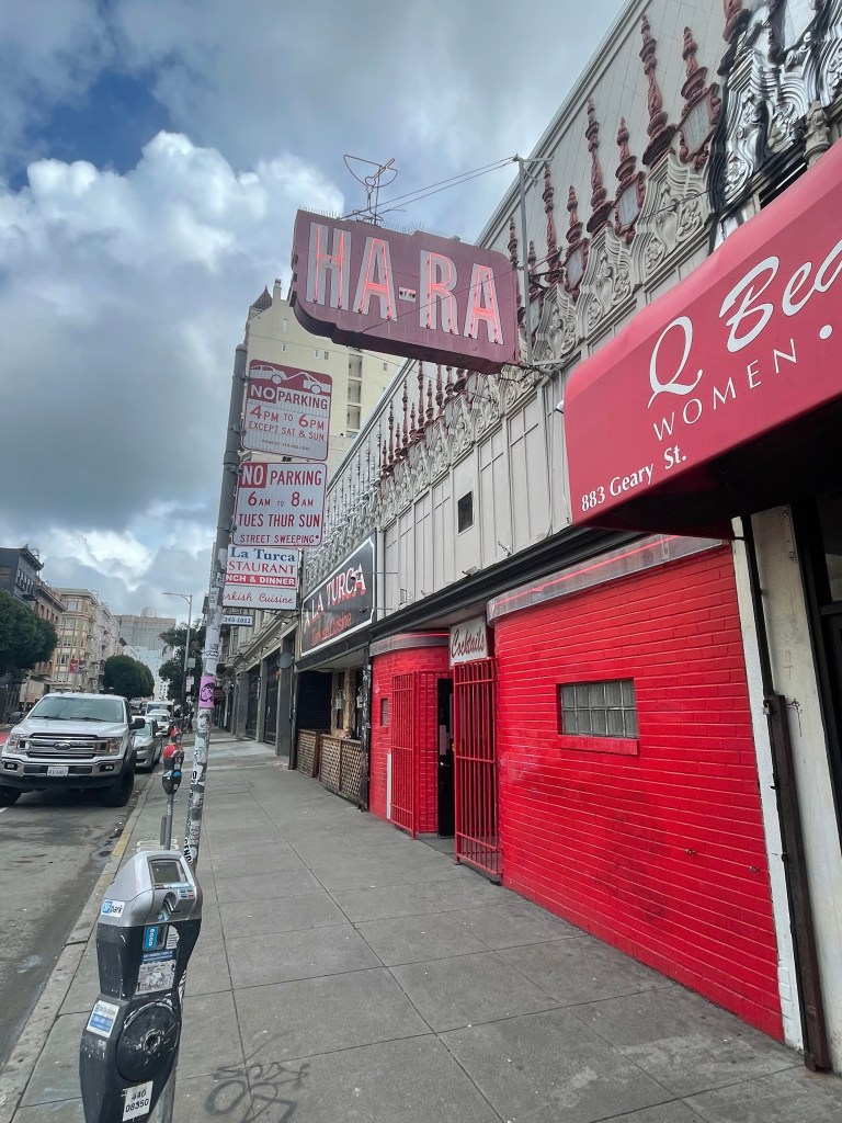 exterior of The HA-RA Club, San Francisco