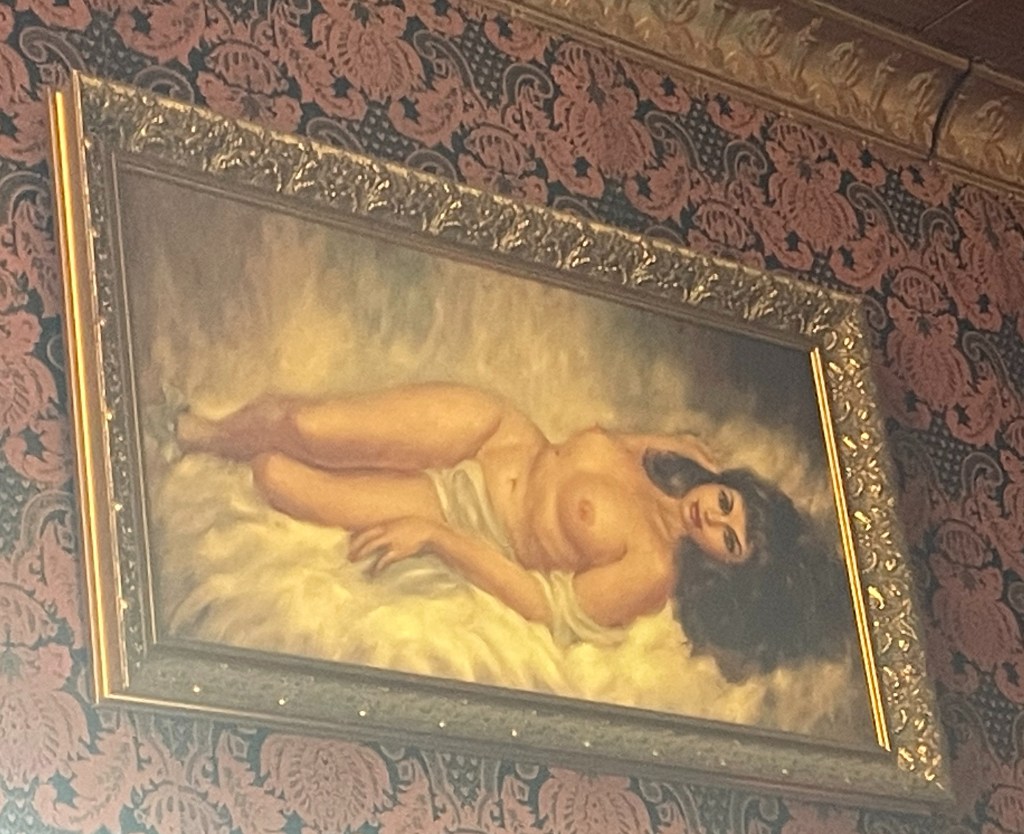 photo of a nude painting from The Homestead, San Francisco