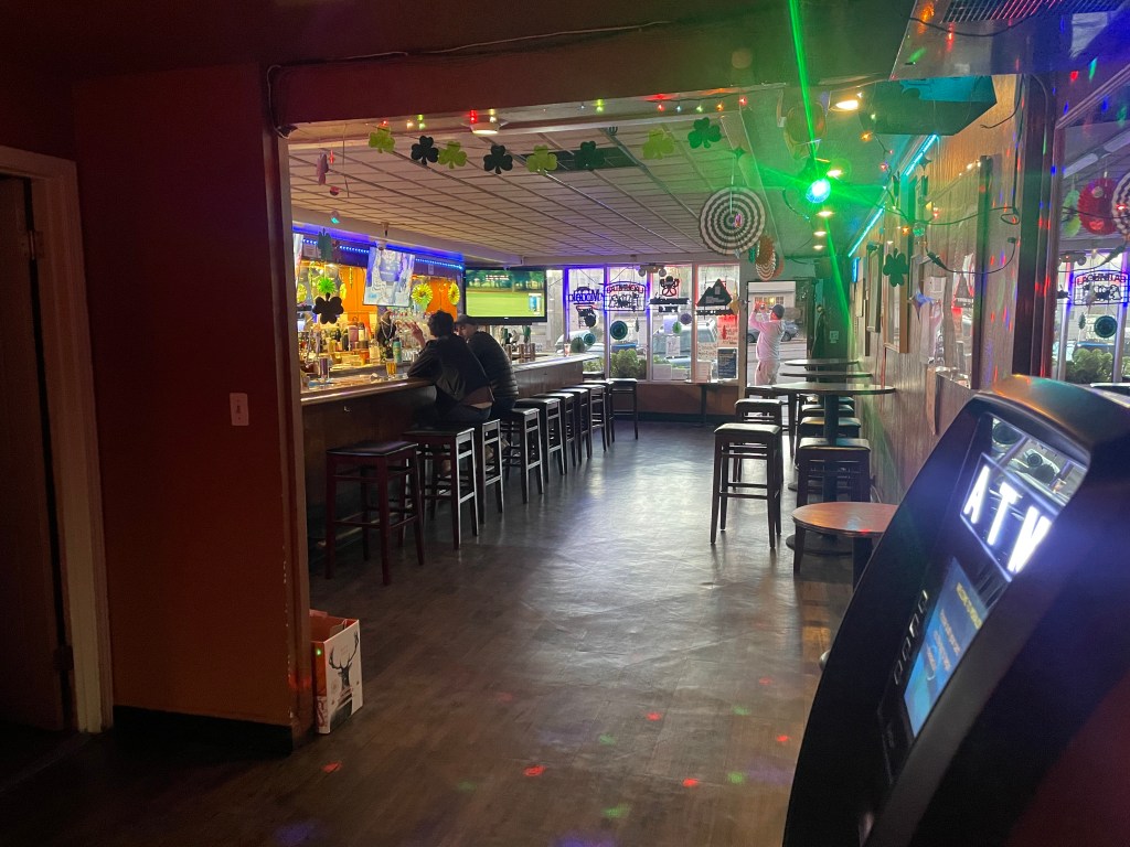 photo of the interior of the Miraloma Club, San Francisco