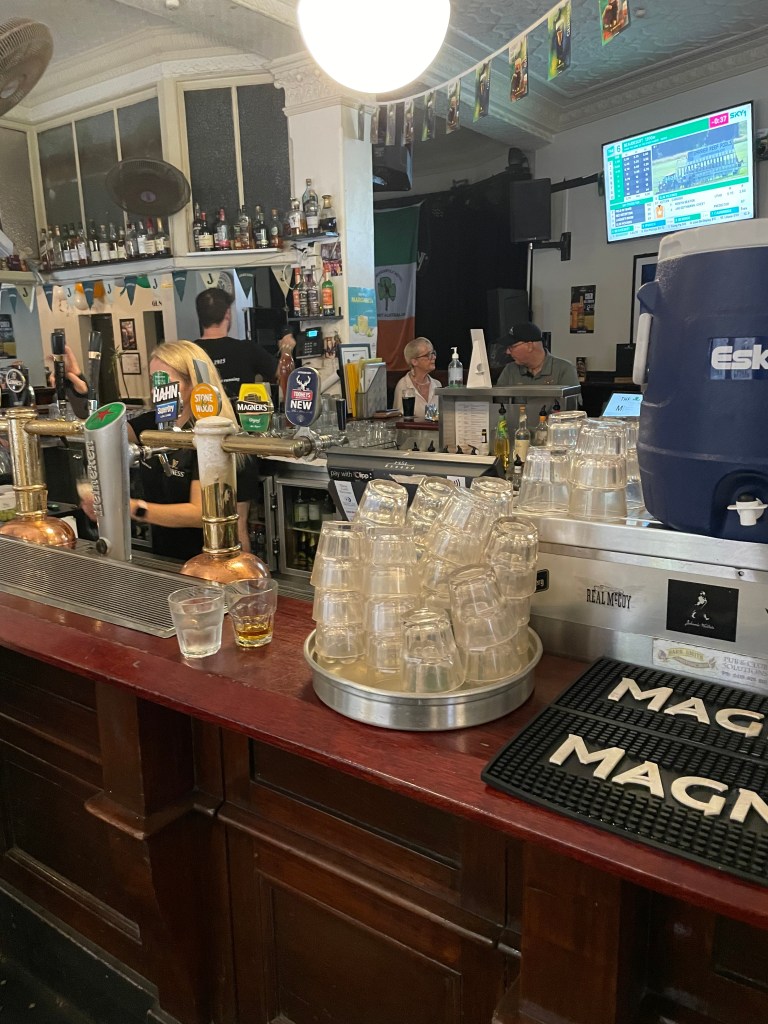 photo of the bar of The Mercantile Hotel, Sydney