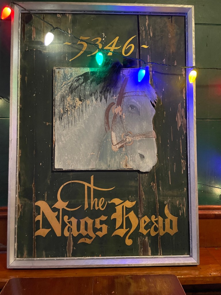 The Nags Head, San Francisco, sign