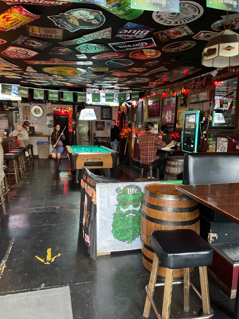 photo of the interior of The Peaks bar, San Francisco