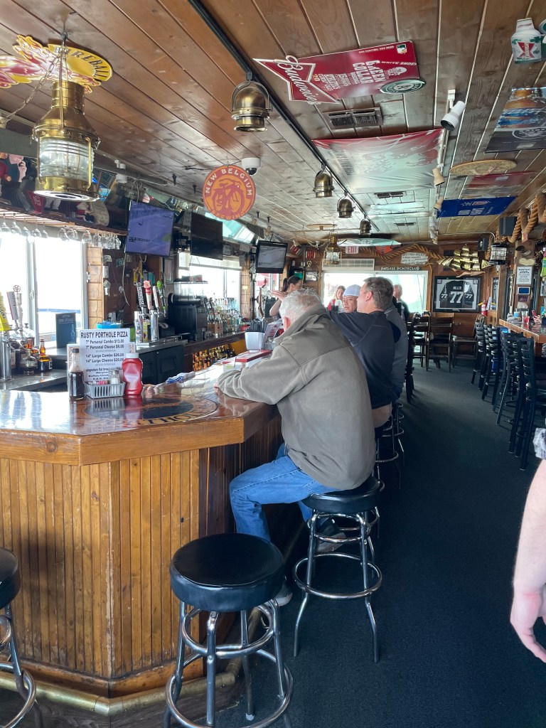 photo of the main bar of The Rusty Porthole, Bethel Island
