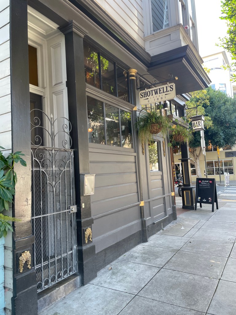 Shotwell's Saloon, San Francisco, exterior