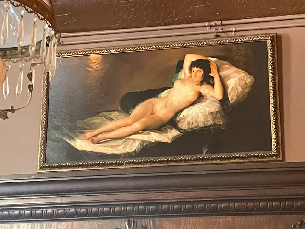 Shotwell's Saloon, San Francisco, nude painting