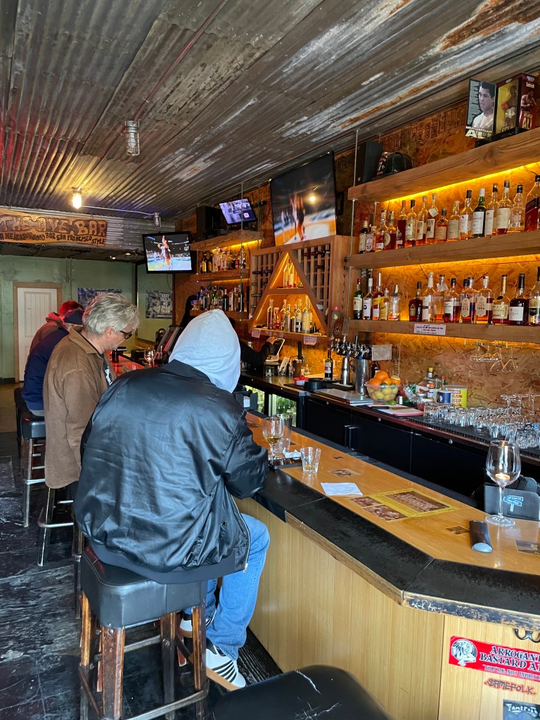 photo of the bar of The Ave Bar, San Francisco