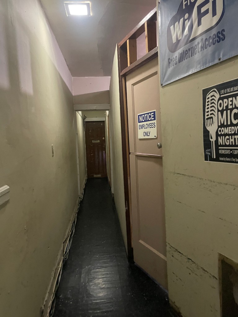 photo of the hallway of The Ave Bar, San Francisco