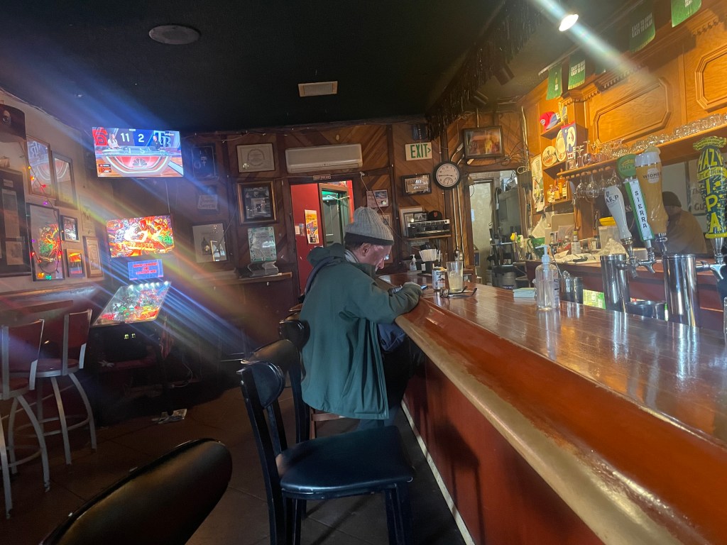 photo of the interior of Dovre Club, San Francisco