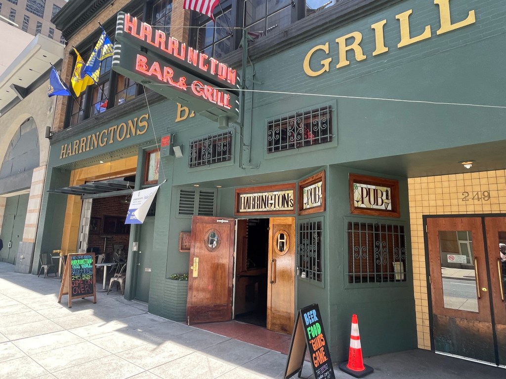 photo of exterior of Harrington's Bar and Grill, San Francisco