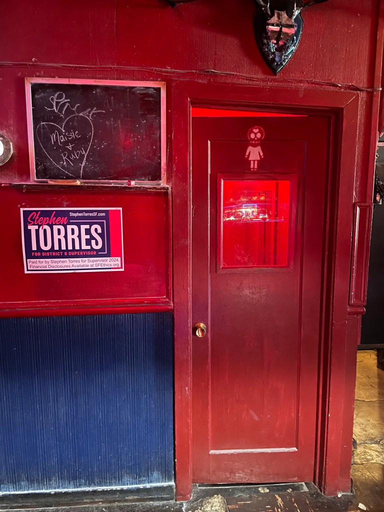 photo of interior of The Phone Booth bar, San Francisco, CA