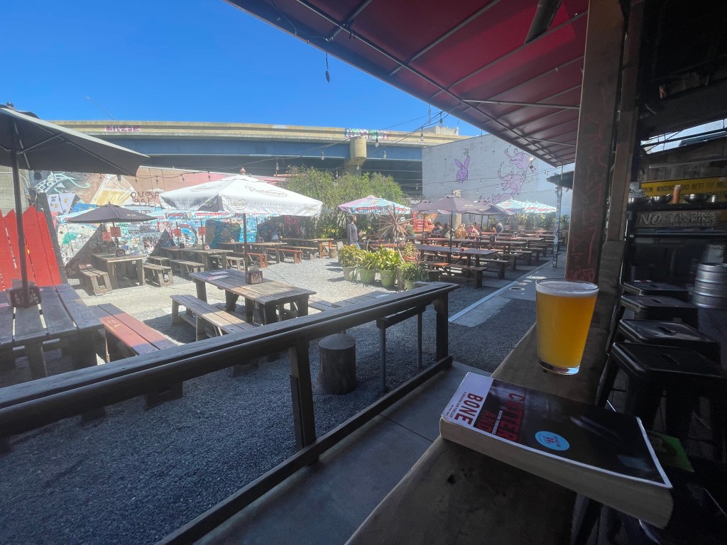 photo of beer garden of Zeitgeist bar, San Francisco