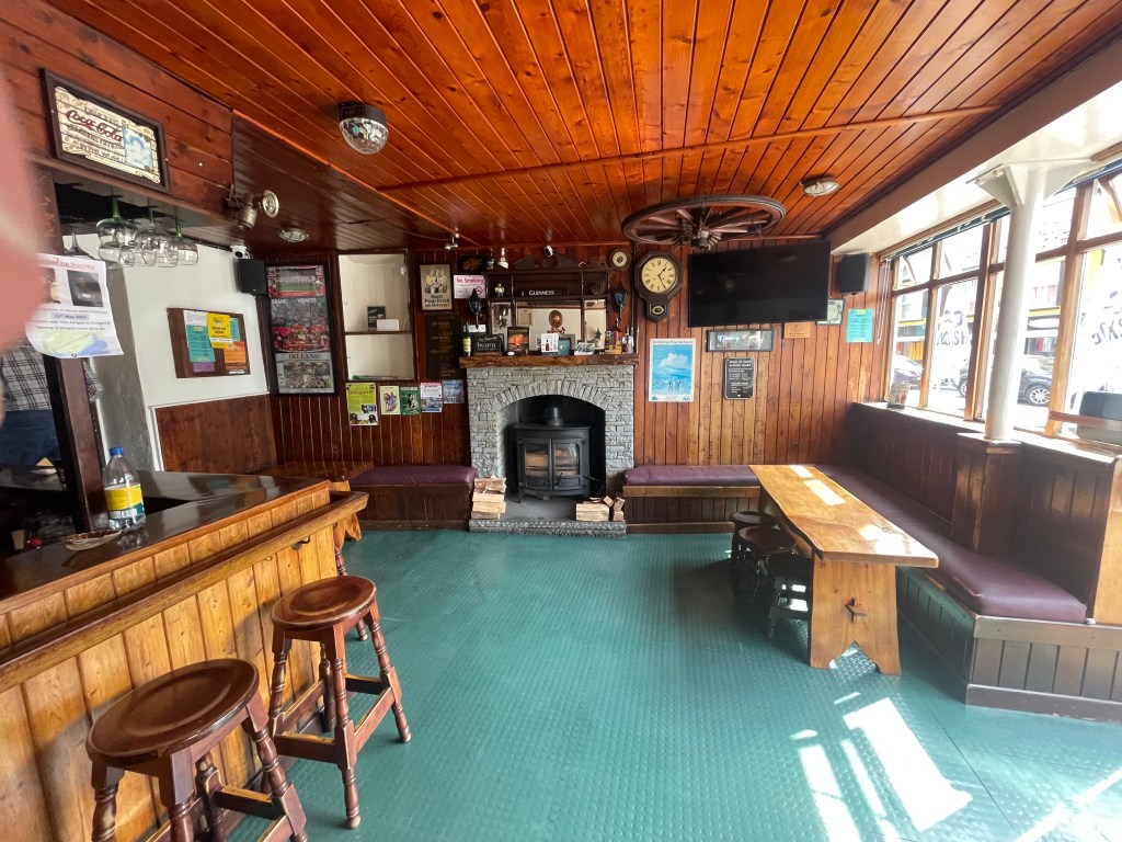 photo of interior of The Blue Loo pub, Glengarriff, Ireland