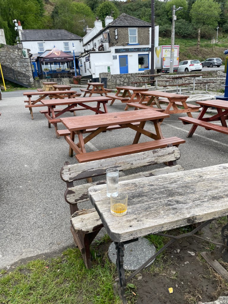 photo of more outdoor seating options at The Blue Light, Dublin, Ireland