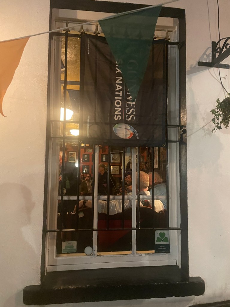 photo of a window of The Brazen Head, Dublin, Ireland