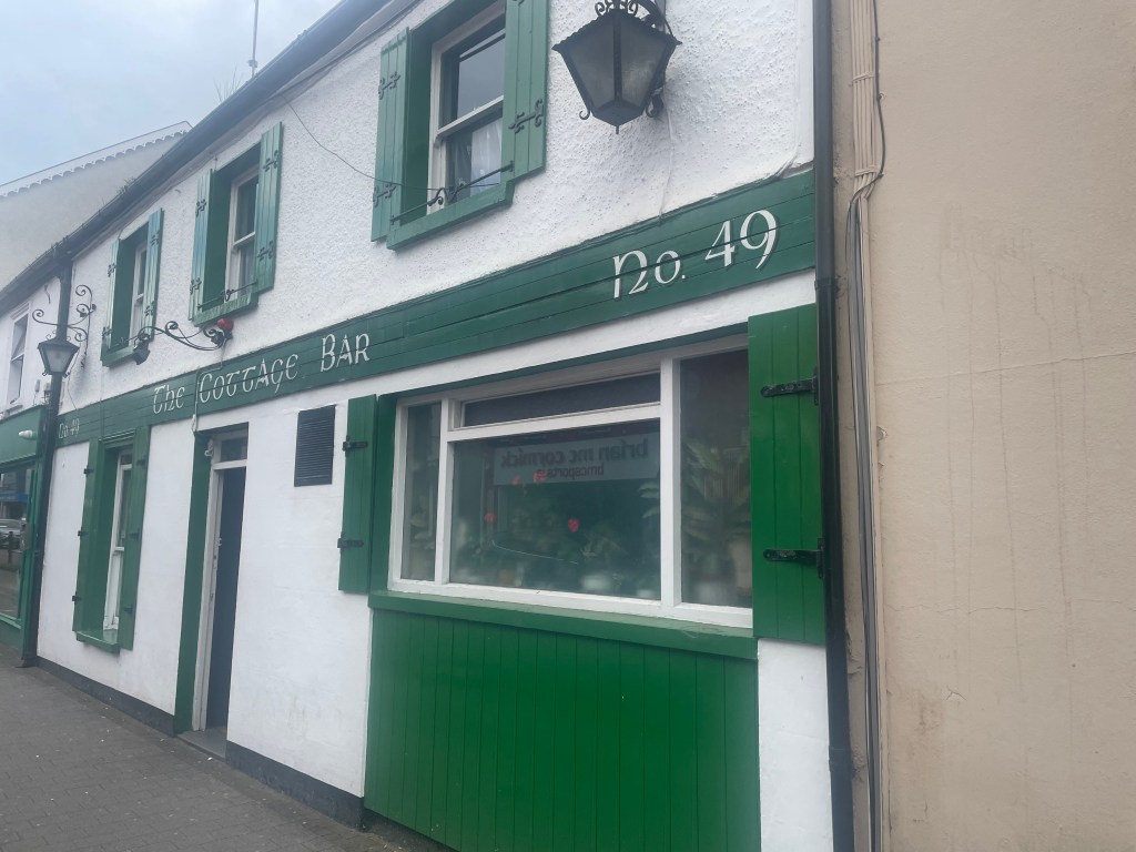 photo of exterior of The Cottage Bar, Letterkenny, Ireland