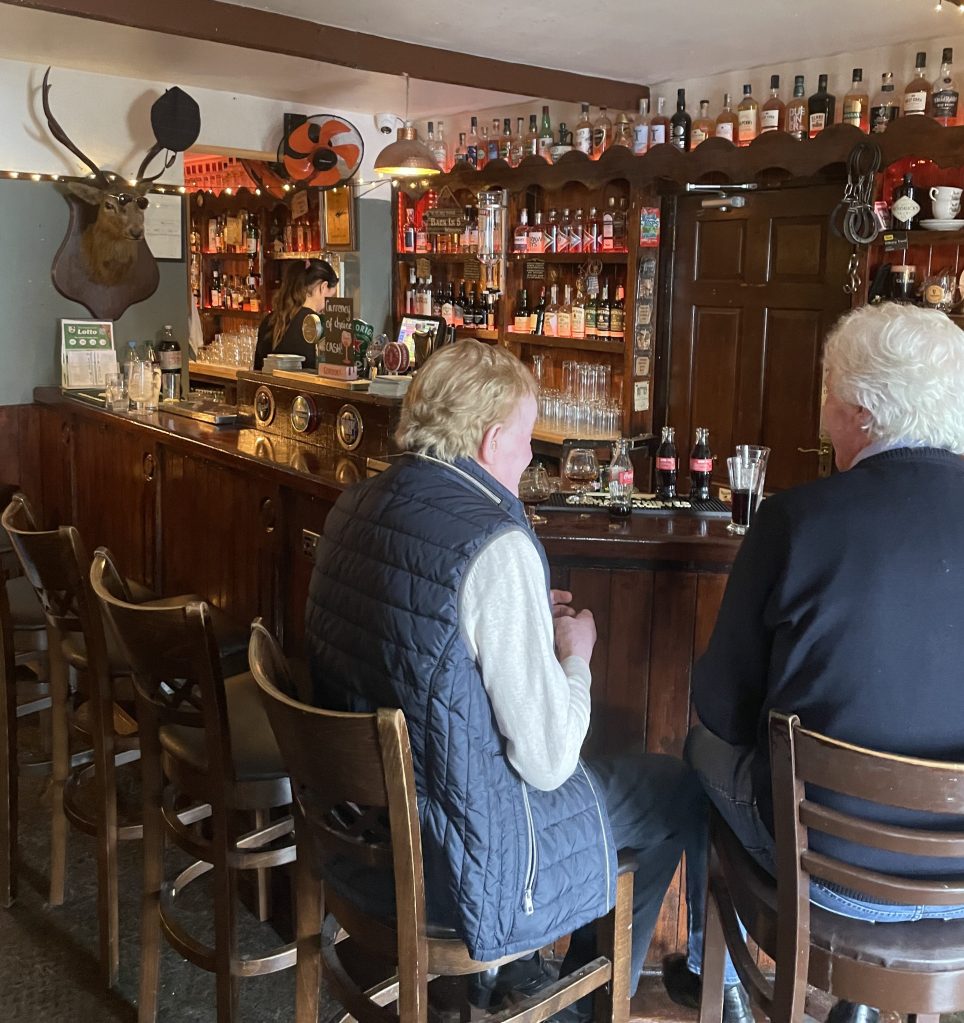 photo of interior of Danaghers Bar, Cong, Ireland