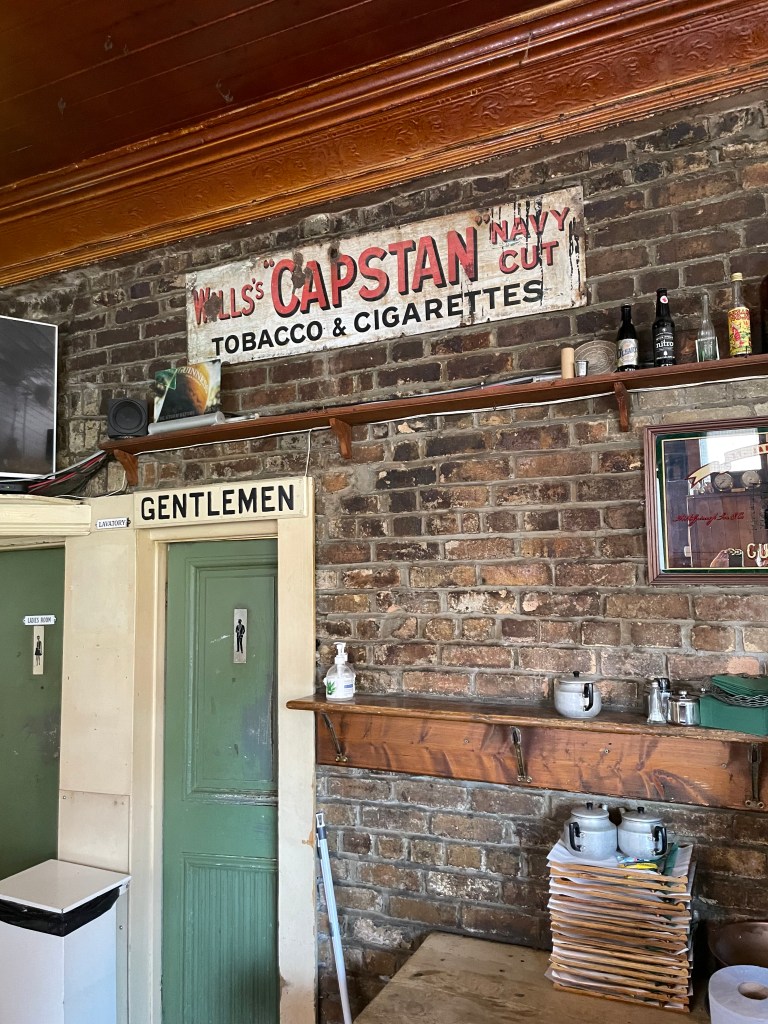 photo of the wall of John Fallon's "The Capstan Bar", Dublin, Ireland