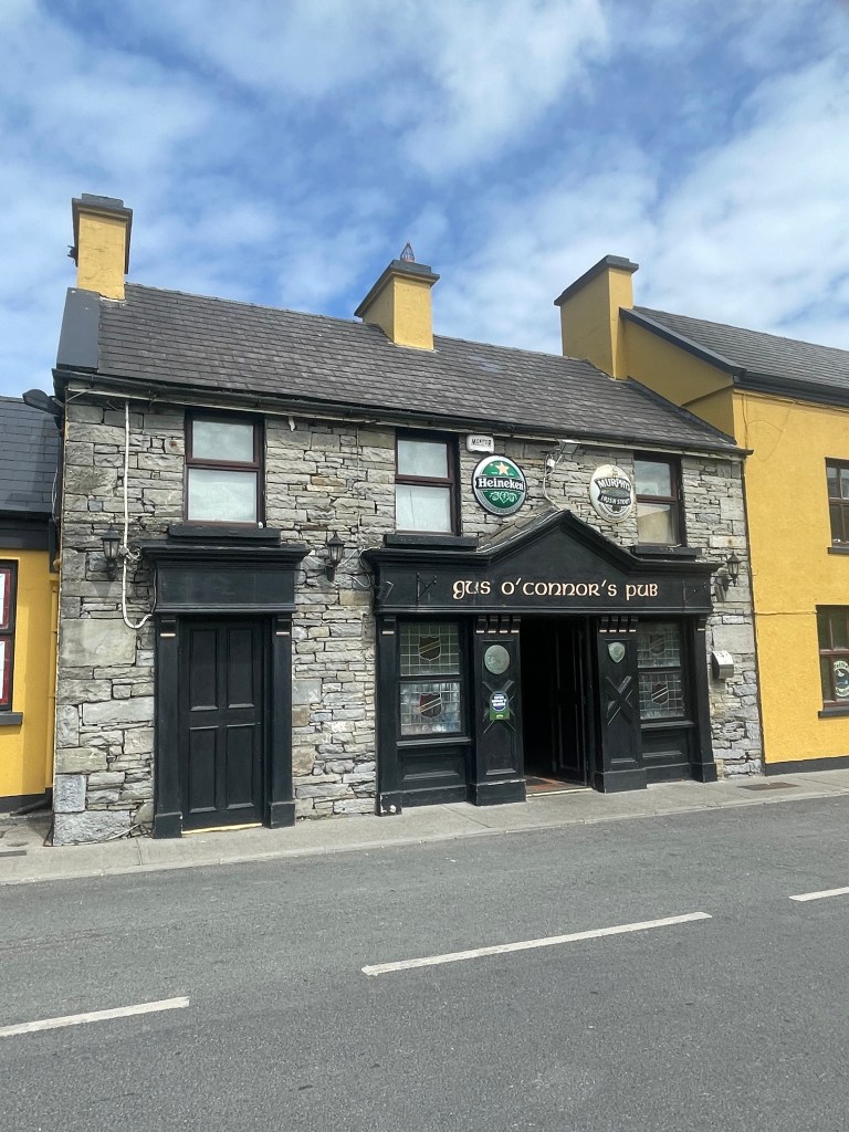photo of exterior of Gus O'Connor's Pub, Doolin, Ireland