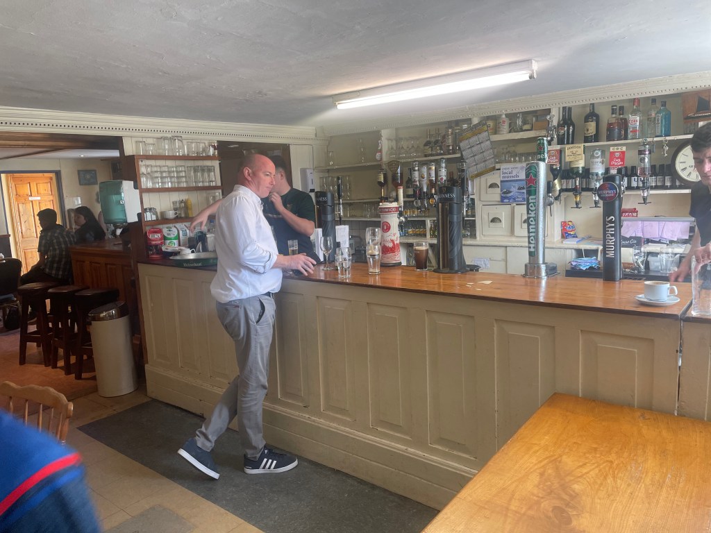 photo of the bar of Helen's Bar, Kilmakilloge, Ireland