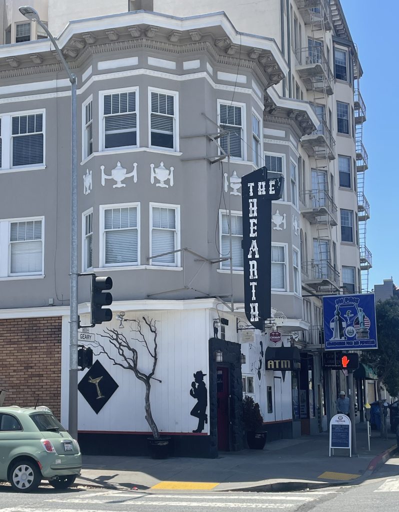 photo of the exterior of The Hearth bar, San Francisco