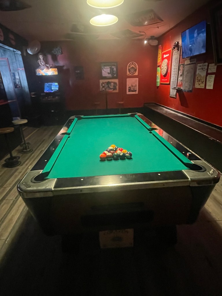 photo of the pool table of The Hearth bar, San Francisco