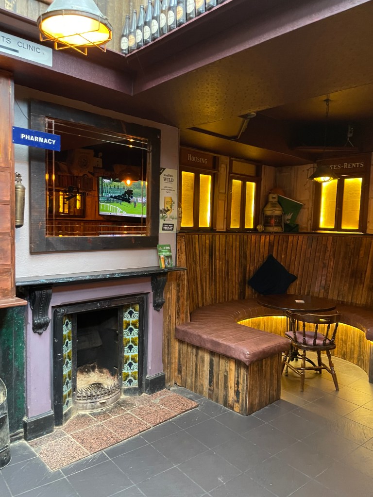 photo of interior of Hole in the Wall bar, Galway, Ireland