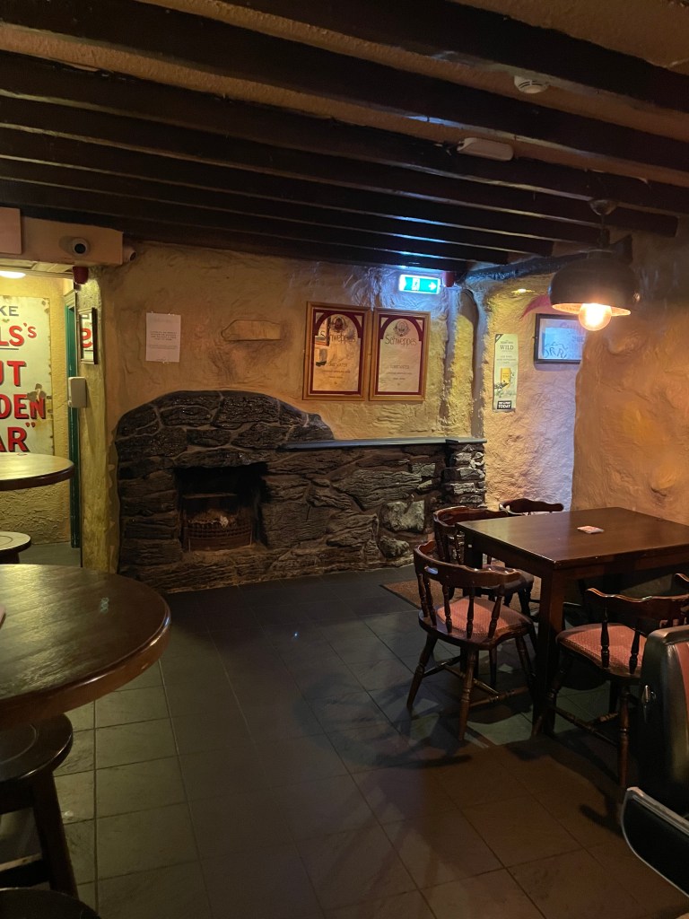 photo of interior of Hole in the Wall bar, Galway, Ireland