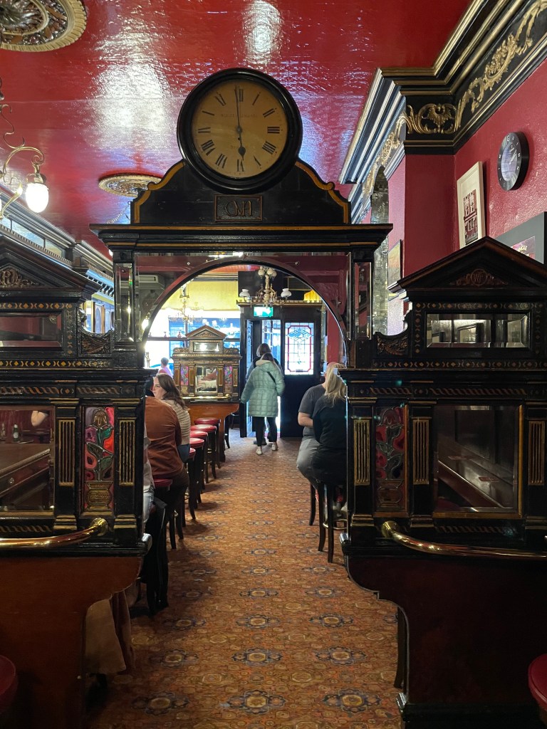 photo of interior of The Long Hall pub, Dublin, Ireland
